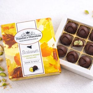 Praline Fondente con Pistacchio